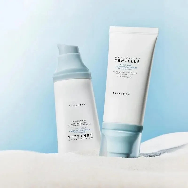 Skin1004 Korean Skincare Centella Sun Serum SPF50+ - Hyaluronic Acid UV Protection