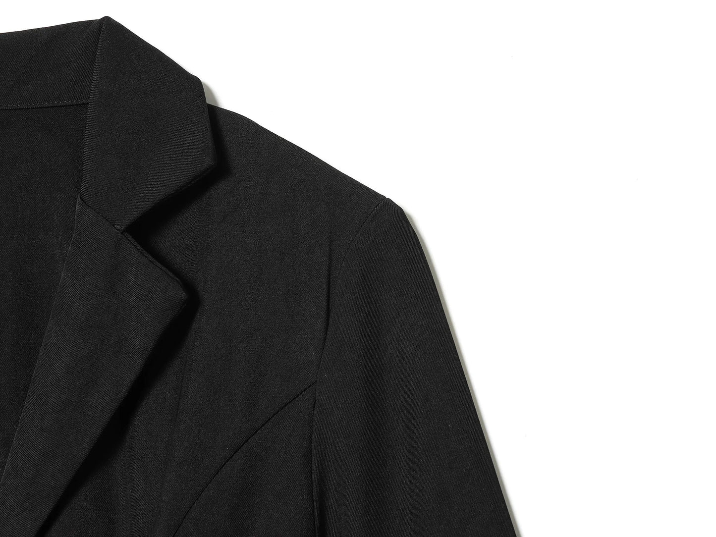 Women Elegant Lace Hem Black Suit Coat Fashion V-neck Single Breasted Slim Fit Blazer 2026 New Spring Office Lady Blazer Outwear