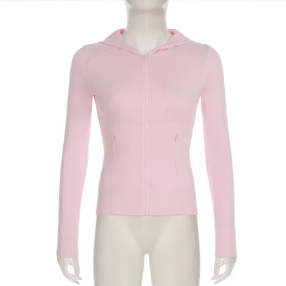 Top Yoga Slim Autumn with hood