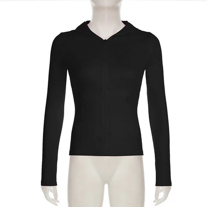 Top Yoga Slim Autumn with hood