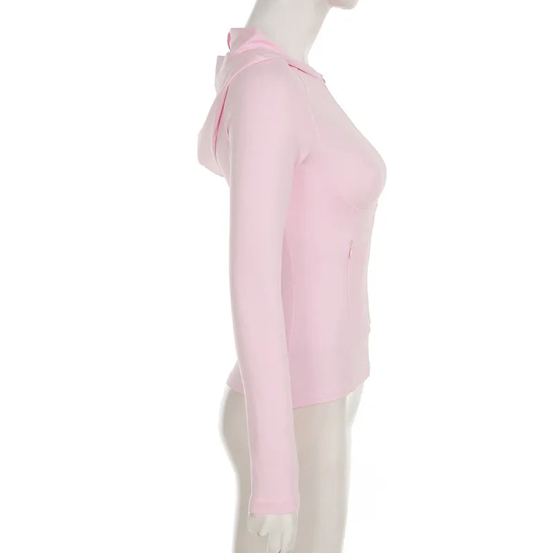 Top Yoga Slim Autumn with hood