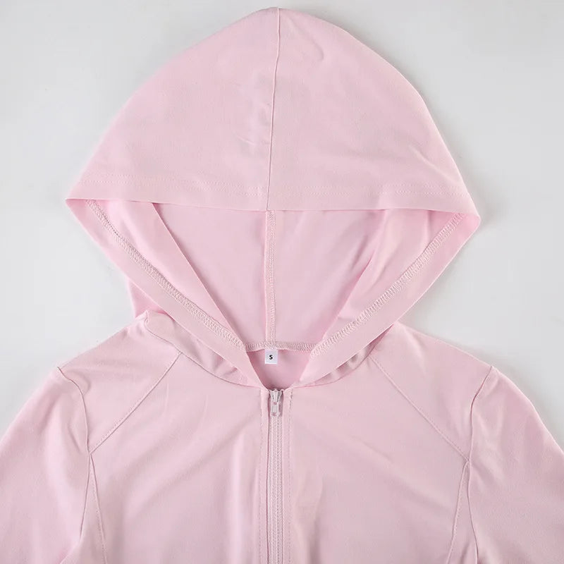 Top Yoga Slim Autumn with hood