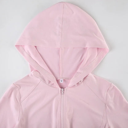 Top Yoga Slim Autumn with hood