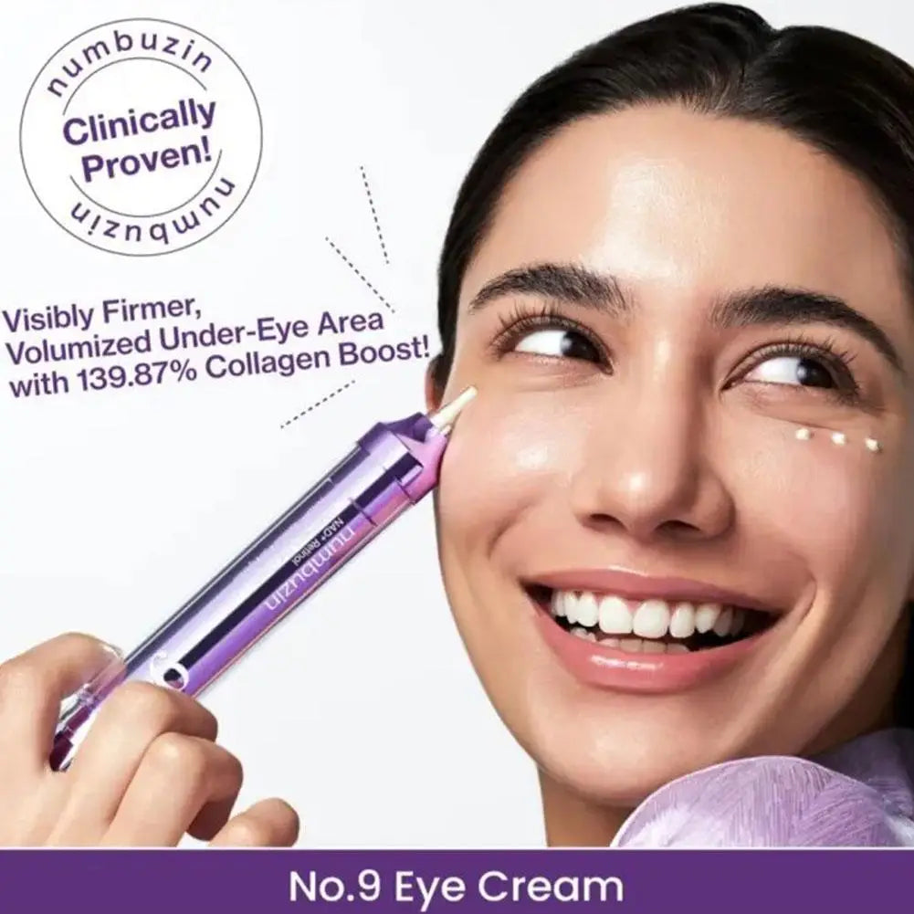 NO.9 EYE CREAM Numbuzin NAD+ Retinol Volumetox Eye Cream 50 Peptides No. 9+ NAD+