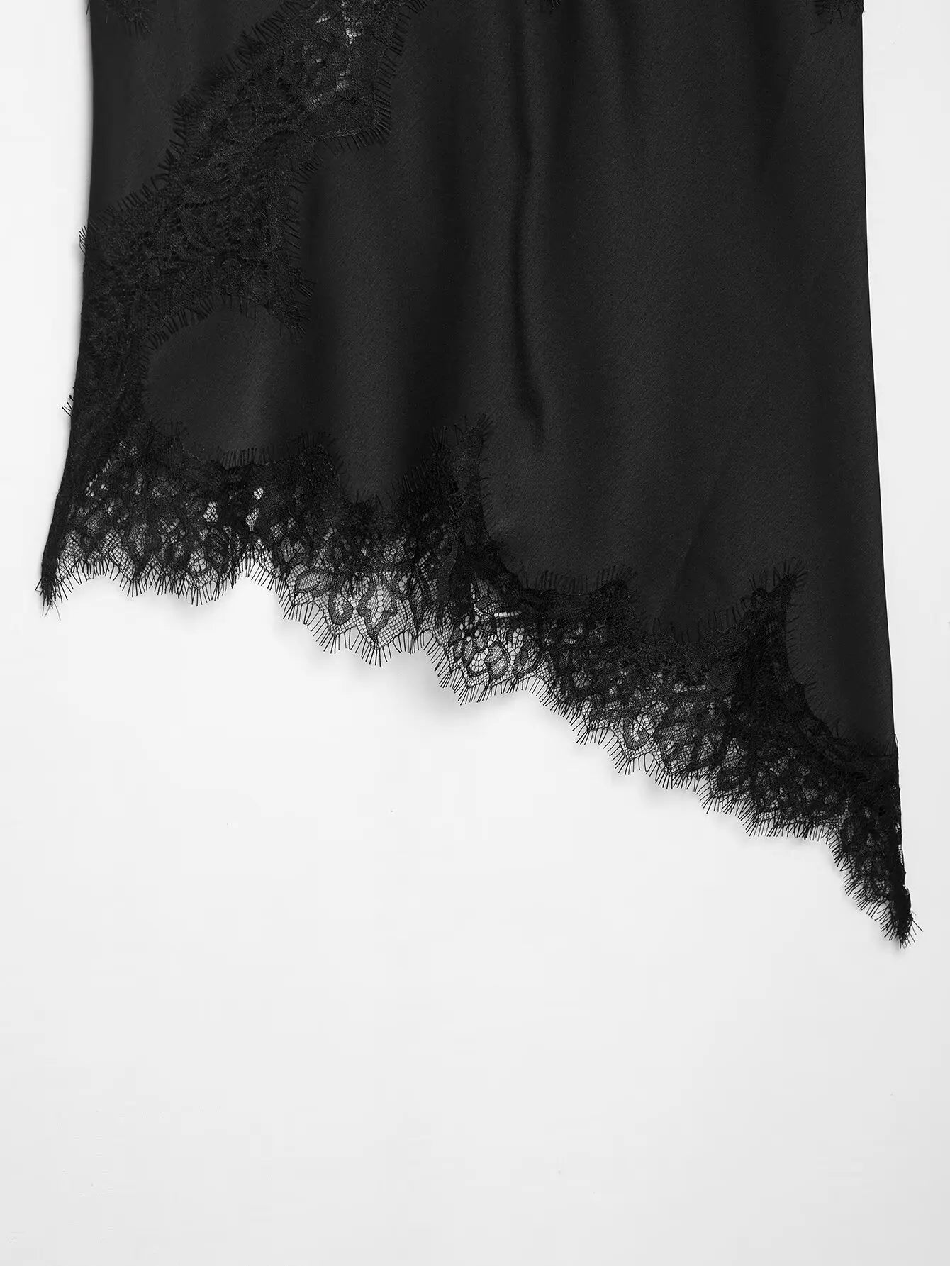 HH Sexy Women Asymmetrical Lace Slip Tops Summer Female Backless Sleeveless Off Shoulder Underwear Tanks Elegant Beach Camisole