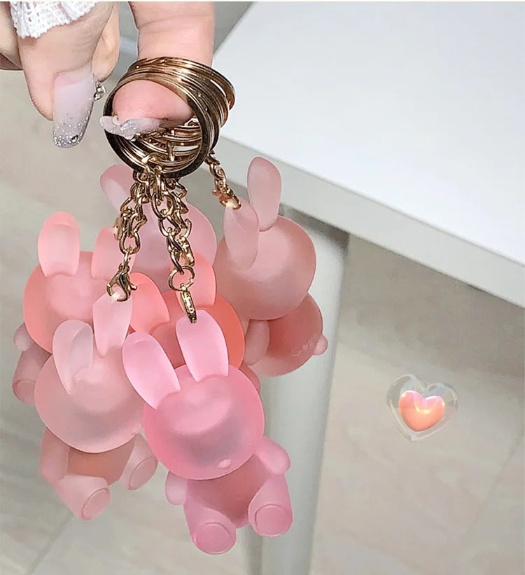 Gege Bear Rabbit Lip Glaze, Matte Velvet Lip Clay Long-lasting Color Non-drying Lipstick