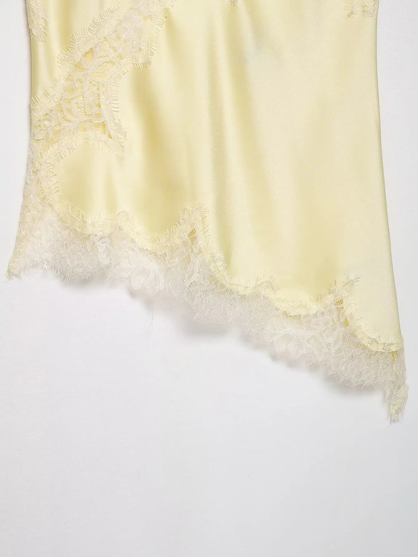 HH Sexy Women Asymmetrical Lace Slip Tops Summer Female Backless Sleeveless Off Shoulder Underwear Tanks Elegant Beach Camisole