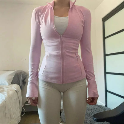 Top Yoga Slim Autumn with hood