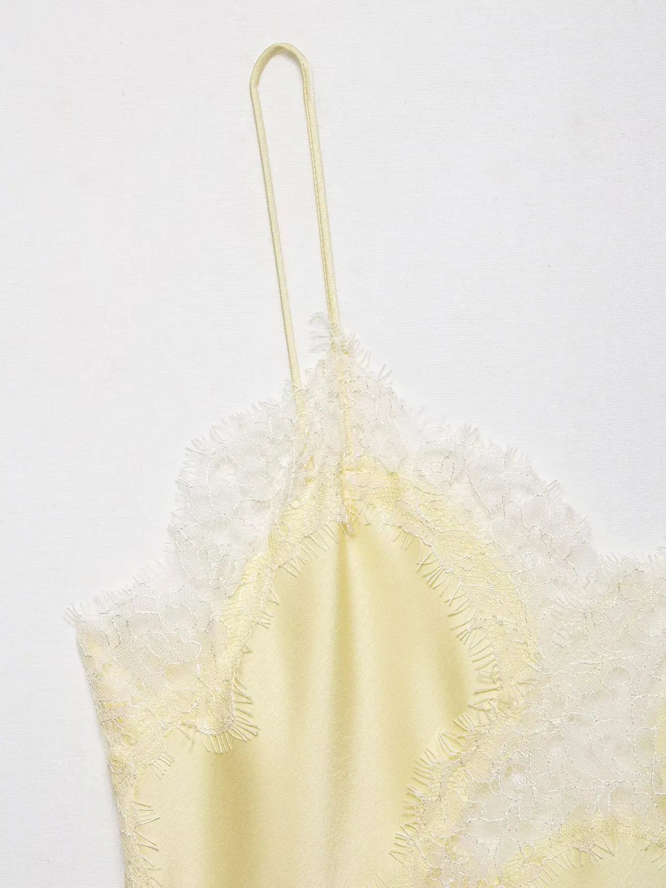 HH Sexy Women Asymmetrical Lace Slip Tops Summer Female Backless Sleeveless Off Shoulder Underwear Tanks Elegant Beach Camisole