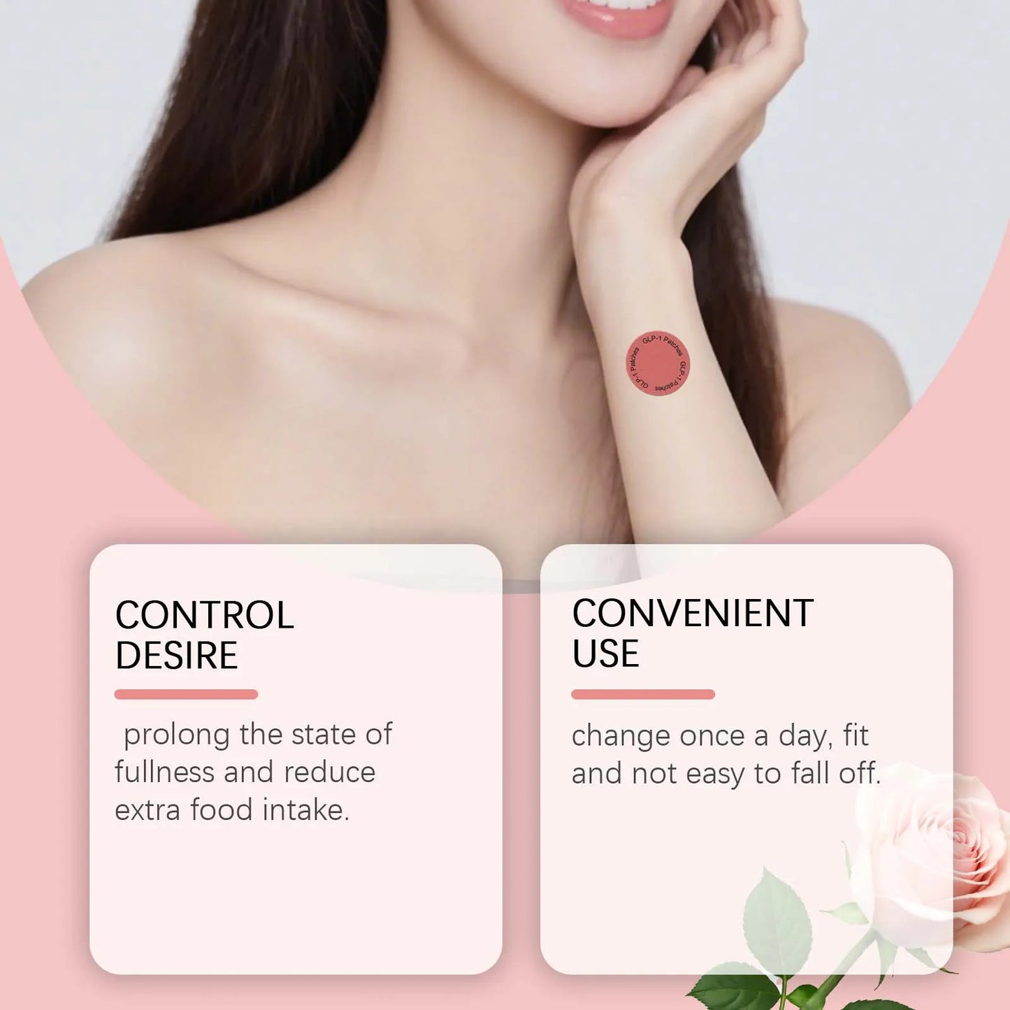 GLP-1 Patches For Body Shaping Fat Burning Anti Cellulite