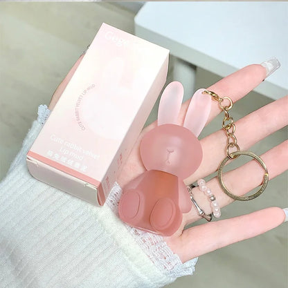 Gege Bear Rabbit Lip Glaze, Matte Velvet Lip Clay Long-lasting Color Non-drying Lipstick