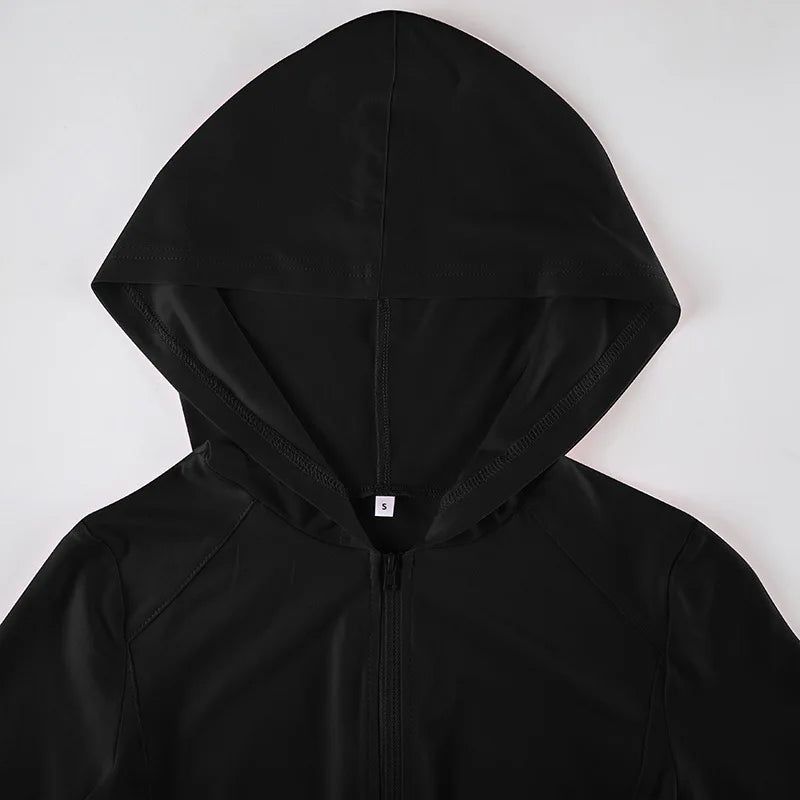 Top Yoga Slim Autumn with hood