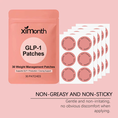 GLP-1 Patches For Body Shaping Fat Burning Anti Cellulite Improve Stomach Control Appetite Increase Metabolism Weight Loss Patch
