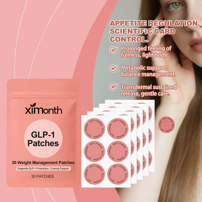 GLP-1 Patches For Body Shaping Fat Burning Anti Cellulite