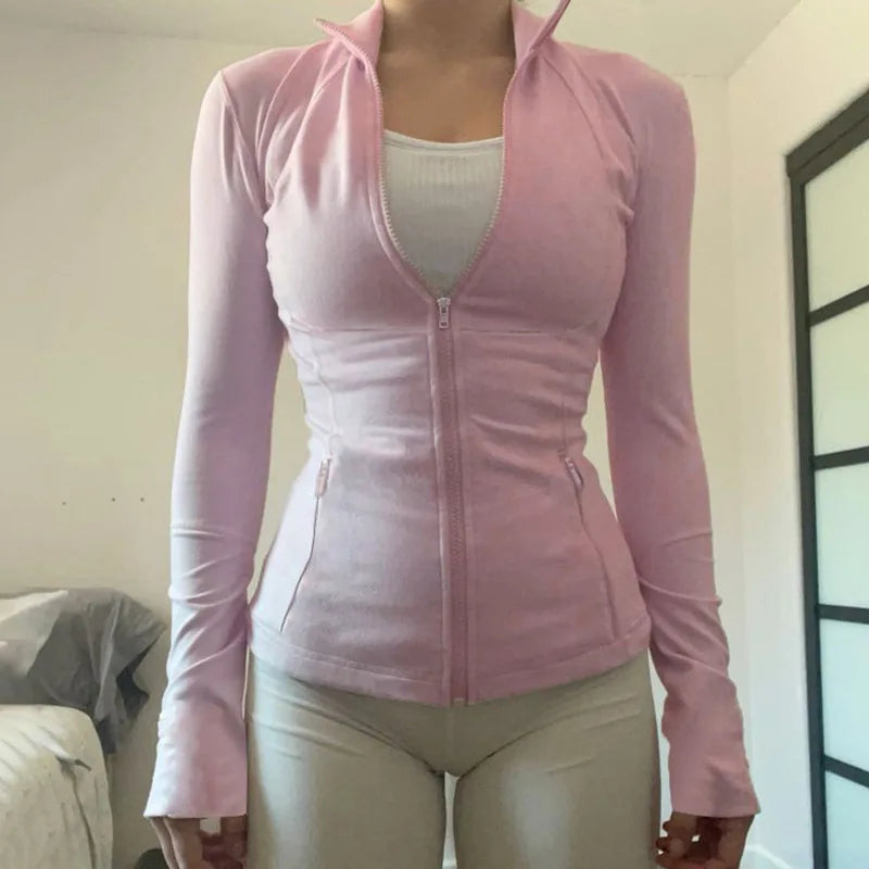 Top Yoga Slim Autumn with hood