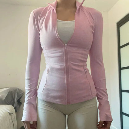 Top Yoga Slim Autumn with hood