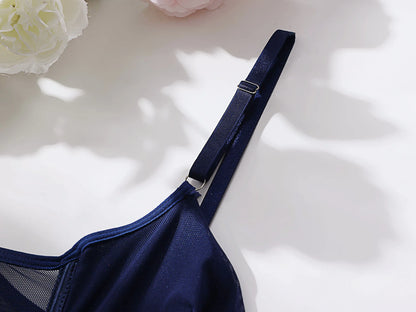 Ellolace Tight Fitting Lace Bodysuit Sexy See Through Erotic Body With Gloves Garter Night Club Outfit Sissy Crotchless Mesh Top