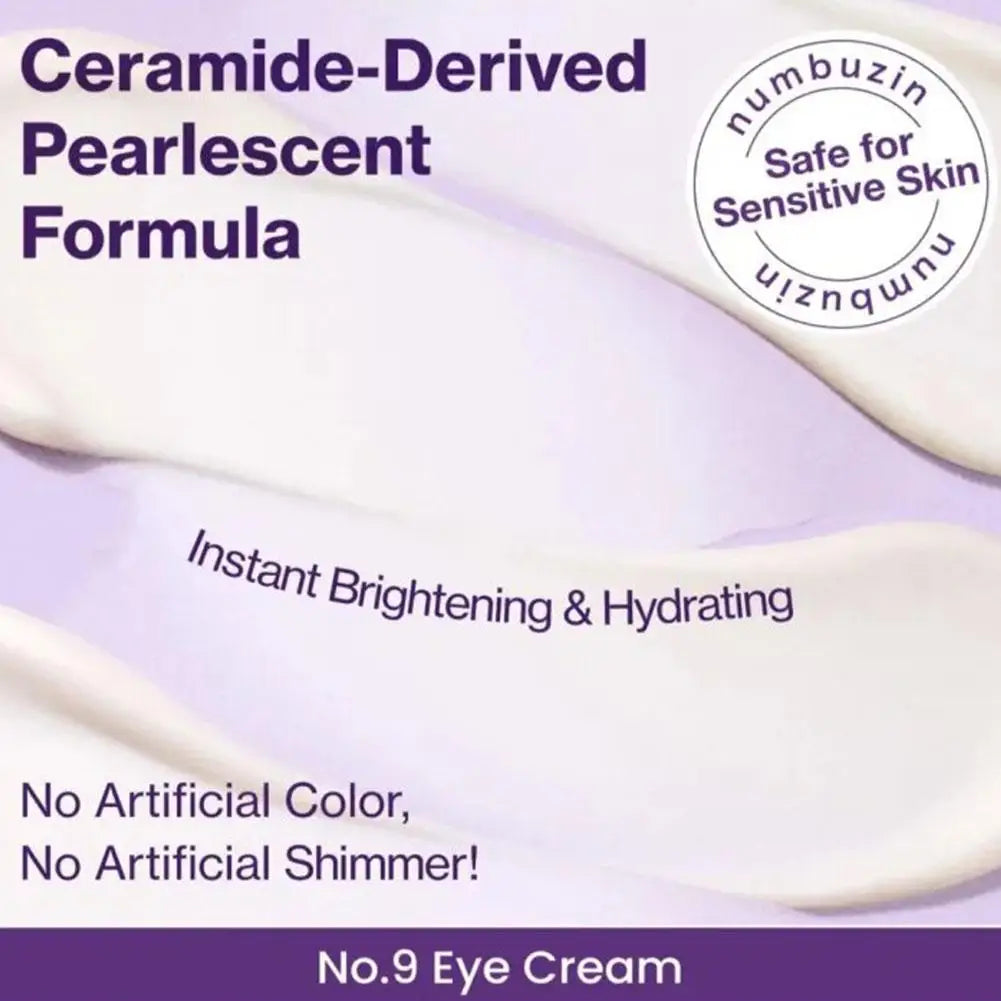 NO.9 EYE CREAM Numbuzin NAD+ Retinol Volumetox Eye Cream 50 Peptides No. 9+ NAD+