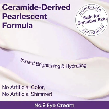 NO.9 EYE CREAM Numbuzin NAD+ Retinol Volumetox Eye Cream 50 Peptides No. 9+ NAD+