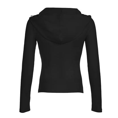 Top Yoga Slim Autumn with hood