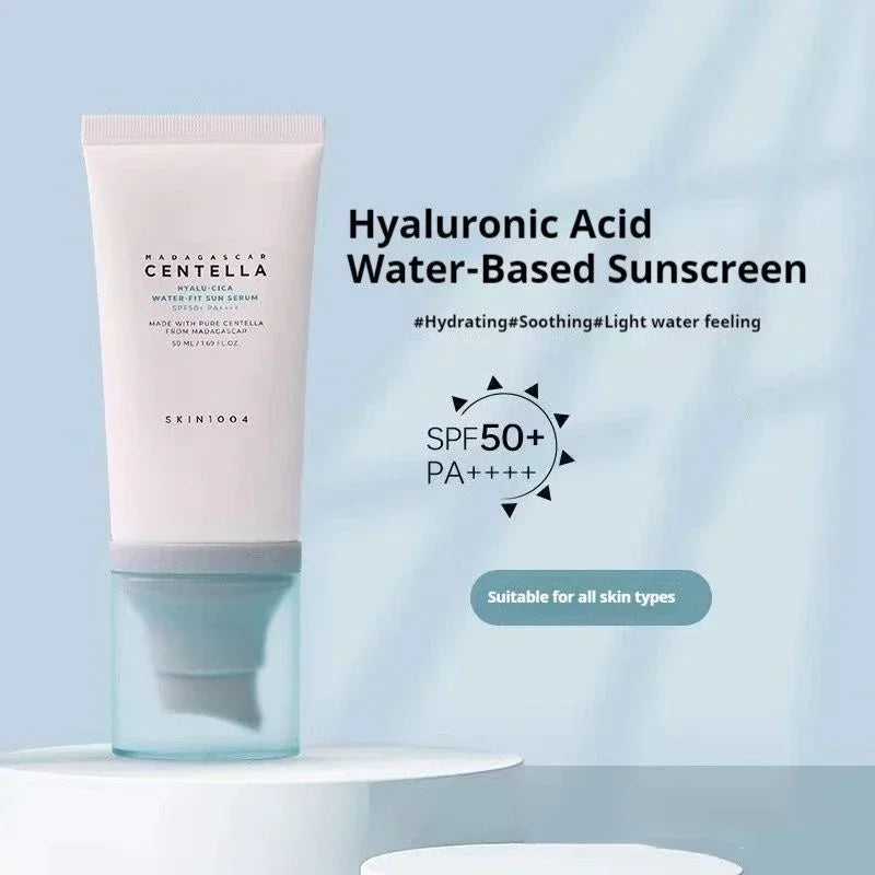 Skin1004 Korean Skincare Centella Sun Serum SPF50+ - Hyaluronic Acid UV Protection